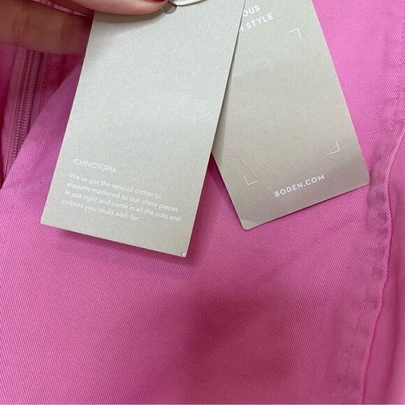 BODEN Candy Stick Pink Helena Chino Dress 18L - Picture 4 of 9